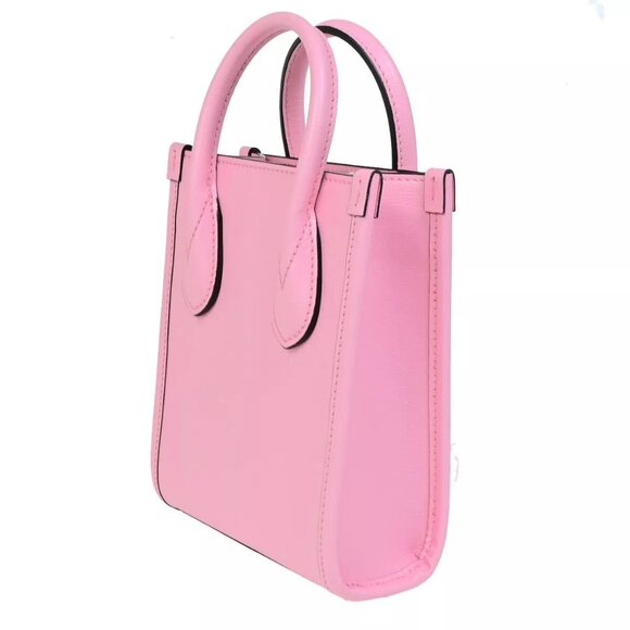 GUCCI x Bananya BNF Logo 2Way Mini Shoulder Bag Leather Pink GHW Italy 635RK208 - Picture 4 of 16